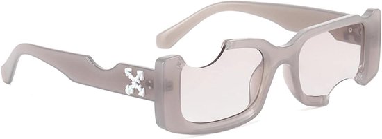 Kleine Frame Rechthoek Designer Zonnebril - Gepersonaliseerde Hip Hop Zonnebril Shades Voor Mannen en Vrouwen van Merkloos