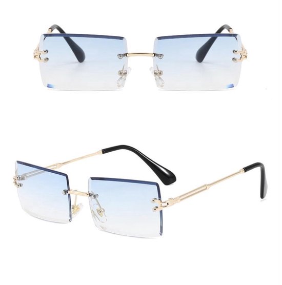Knaak Gekleurde zonnebril - Unisex - Blauw van Knaak