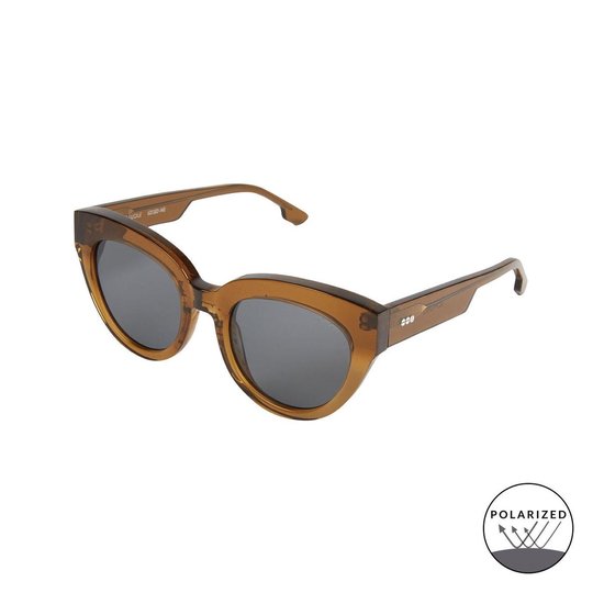 Komono Lucile Sand Gepolariseerde Zonnebril  - Bruin van Komono