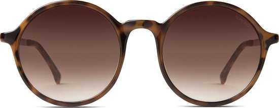 Komono Zonnebril Madison Metal Rose Gold S3259 Bruin Rose - Rond van Komono