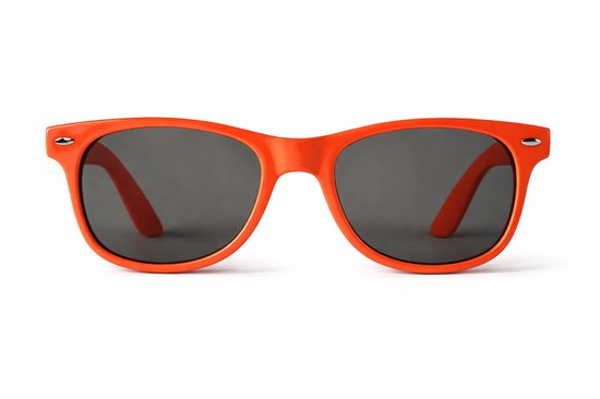 Koningsdag Zonnebril – Oranje Sun Ray – UV400 Festival Bril van Merkloos