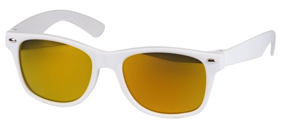 Kool-KidZ Wayfarer Kinder Zonnebril Wit van Merkloos