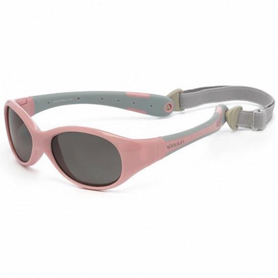 KOOLSUN - Flex - Baby Zonnebril - Cameo Roze Grijs - 0-3 jaar - UV400 Categorie 3 van Koolsun