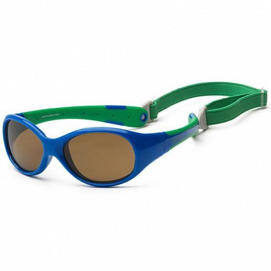 KOOLSUN - Flex - Kinder Zonnebril - Blauw Groen - 3-6 jaar - UV400 Categorie 3