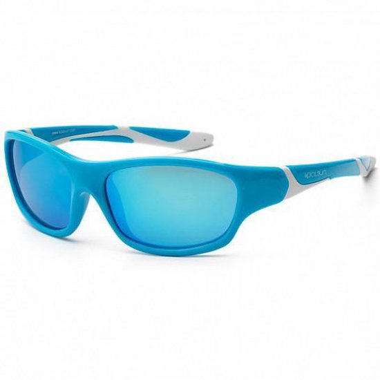 Koolsun - Sport - kinder zonnebril - aqua wit - 3-8 jaar van KOO