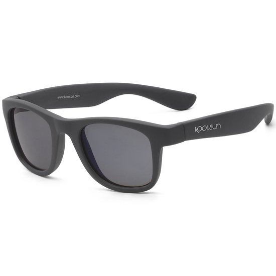 KOOLSUN - Wave - Kinder zonnebril - Gunmetal - 1-5 jaar - UV400 - Categorie 3
