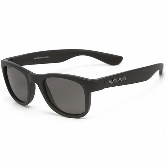 KOOLSUN - Wave - Kinder zonnebril - Matte Zwart - 3-10 jaar - UV400 - Categorie 3 van Merkloos