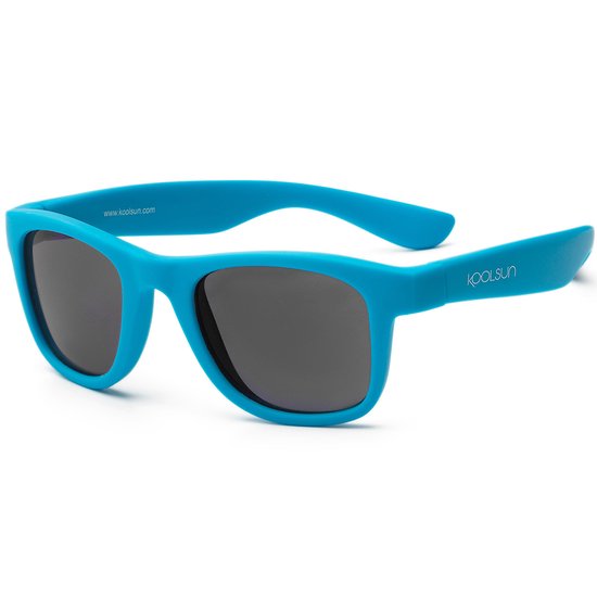 KOOLSUN - Wave - Kinder zonnebril - Neon Blauw - 1-5 jaar - UV400 - Categorie 3