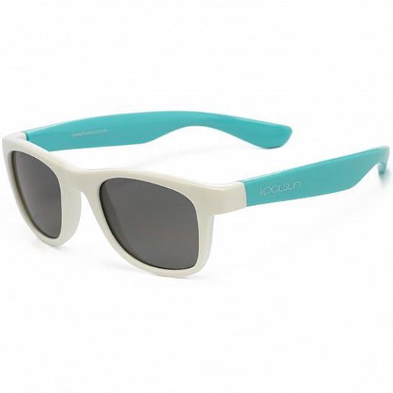 KOOLSUN - Wave - Kinder zonnebril - Wit Aquarius - 3-10 jaar - UV400 - Categorie 3