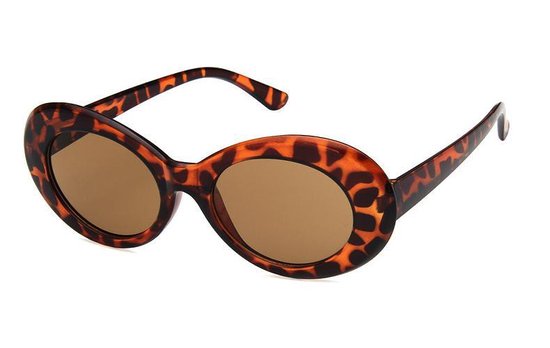 Kurt Cobain Zonnebril Leopard van Merkloos