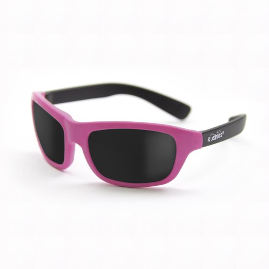 Kushies - Zonnebril - Beachtime - Baby 6-18 maanden - Wintersport - Meisjes - UV380 bestendig - Roze