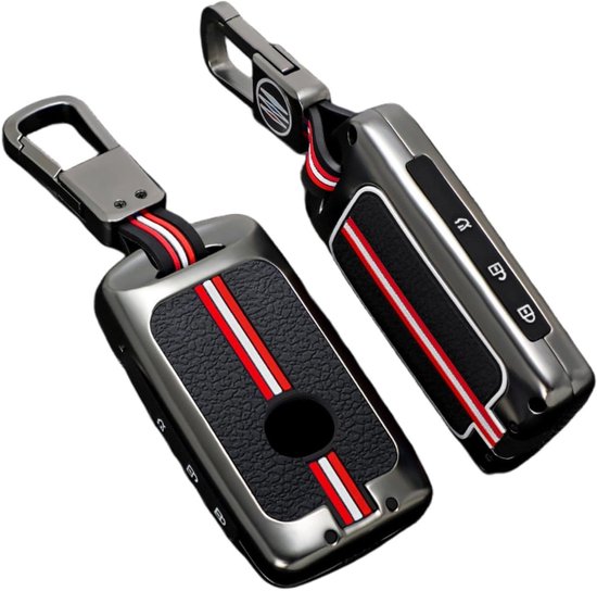 l Cover Zinklegering Compatibel met Mazda 3 CX5 2019 2020 - Mat + Vierkante Gesp van Merkloos