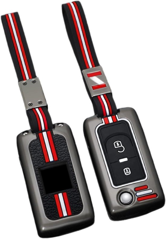 l Cover Zinklegering Key Case Peugeot 308 207 307 3008 5008 Citroen C2 C3 C4 C8 (Mat+Touw) van Merkloos