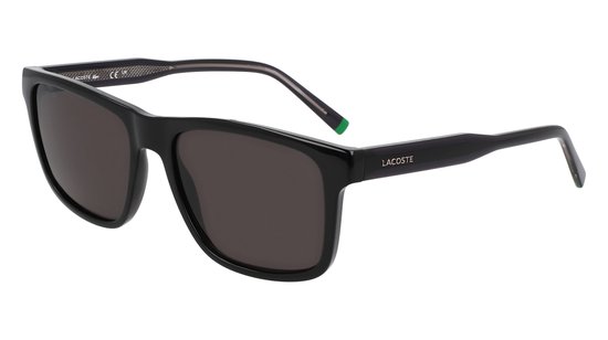 LACOSTE L6025S 001 BLACK 56/17/145 MALE Zonnebrillen van Merkloos