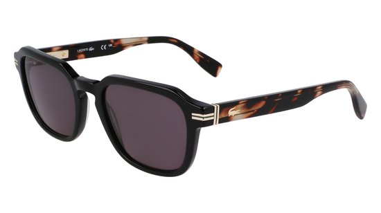 LACOSTE L6046S N 006 BLACK/HAVANA 52/20/145 MALE Zonnebrillen van Merkloos