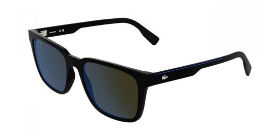 Lacoste L6077S Black 55/18/145 MAN Zonnebrillen van Merkloos