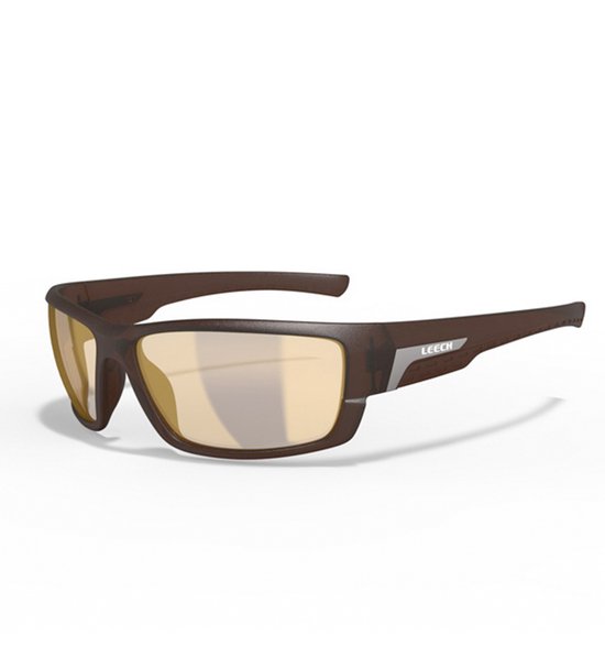 Leech H4X Day Chrome Copper - Premium+ Lens met Meekleurende Glazen - Gepolariseerde Zonnebril