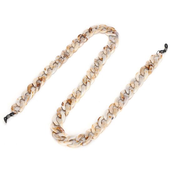 Lenzenvloeistof - Acryl Ketting - Zonnebril Lanyard - Eenvoudige Stijl - Accessoires voor Vrienden/Familie - Sieraden - Brilkoord