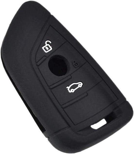 lhoes BMW F15 F16 F39 F48 G30 F85 G11 X1 X3 X4 X5 x6 - Zwart - - Sleutelcover - Beschermhoes auto - 3 knoppen van Merkloos