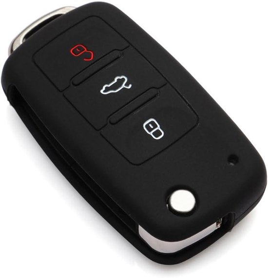 lhoes Silicone voor VW Polo Passat B5 Golf 4 5 6 - Beschermende Sleutelcover Volkswagen - Jetta Mk6 - Tiguan - Gol Cross - Fox Plus - Eos - Scirocco - Kever van Merkloos