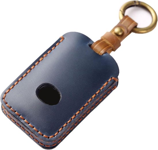 lhoes van leer voor Mazda 3 - Beschermhoes met 3 knoppen - Accessoires voor CX4 CX5 CX-5 CX8 CX-30 - 2019-2024 van Merkloos