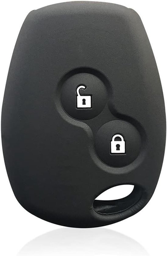 lhoesje - Renault 2 knoppen - Kangoo, Scenic, Megane - Zwart van Merkloos