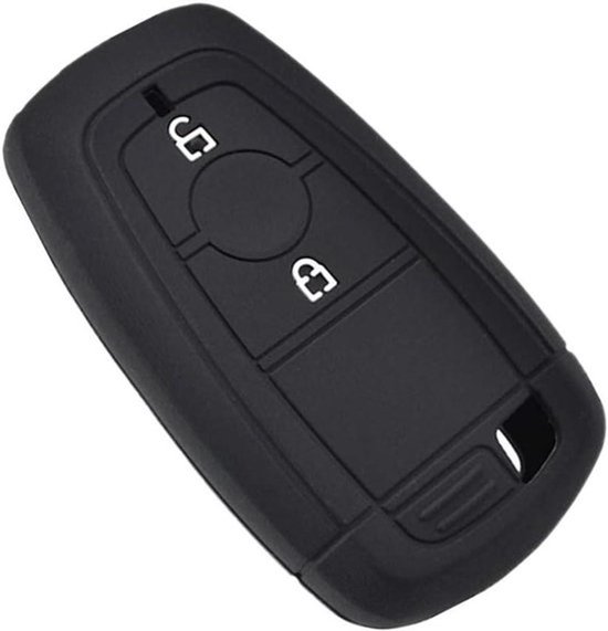lhoesje voor Ford EcoSport - Keyless Smart afstandsbediening - hoesje - Zwart van Merkloos