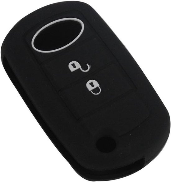 lhoesje voor Land Rover Range Rover Sport LR3 Discovery - Zwart - Beschermhoesje met 3 knoppen van Merkloos