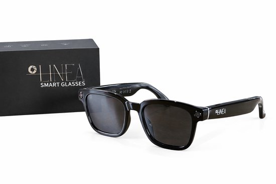 Linea Smart Glasses - 1080P Quality Photo and Video Handsfree Recording Camera Smart Bril - Handsfree Recording - Phone calls - Music van Linea