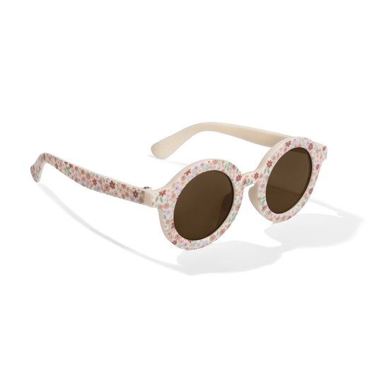Little Dutch kinderzonnebril Dreamy Flower Field - roze zonnebril - sunglasses van Merkloos