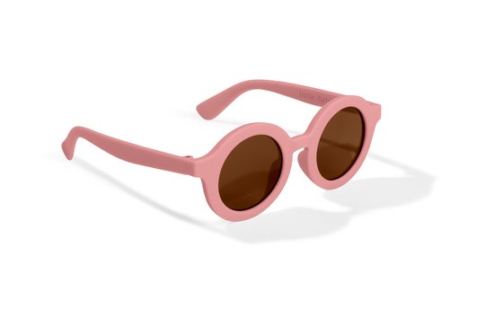 Little Dutch kinderzonnebril rond licht roze - roze - sunglasses - zonnebril van Merkloos