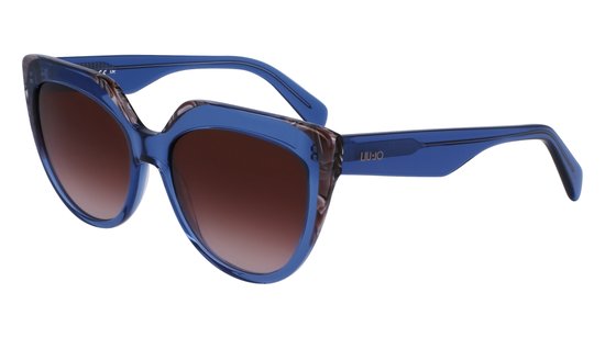 LIU JO LJ783S 416 BLUE/GREY 55/17/140 Vrouw Zonnebrillen van Merkloos