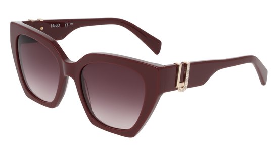 LIU JO LJ814SR 602 WINE 55/18/140 Vrouw Zonnebrillen van Merkloos