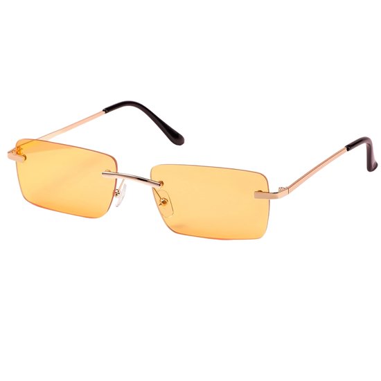 Livano Zonnebril Voor Dames & Heren - Zonnenbrillen - Zonnenbril - Sun Glasses - Sunglasses - Techno Bril - Rave & Festival - Premium Quality - Blauw & Roze van Livano
