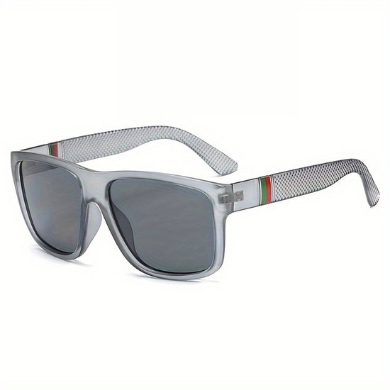 Livano Zonnebril - Zonnenbrillen - Zonnenbril - Sun Glasses - Sunglasses - Techno Bril - Rave & Festival - Premium Quality - Grijs van Livano