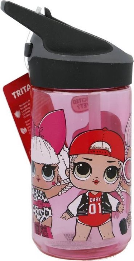 LOL Surprise - Drinkbeker - drinkfles - Roze - Inhoud 480ML van LOL Surprise