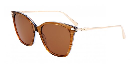Longchamp LO757S Striped brown 55/17/145 WOMAN Zonnebrillen