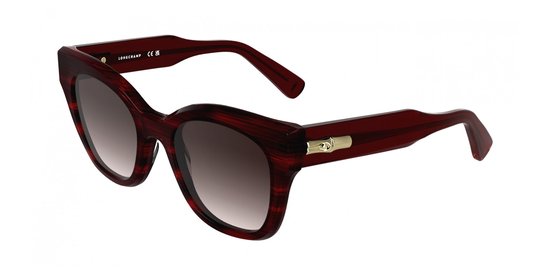 Longchamp LO791S Striped burgundy 51/21/140 WOMAN Zonnebrillen