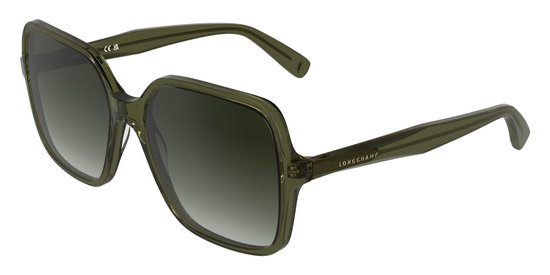 Longchamp LO808S Transparent khaki 57/17/140 WOMAN Zonnebrillen van Merkloos