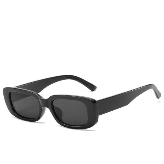 LOUD AND CLEAR® - Brede Zonnebril - Zwart - Ronde Bril - Festival Bril - Rave Bril - Techno Bril van LOUD AND CLEAR®