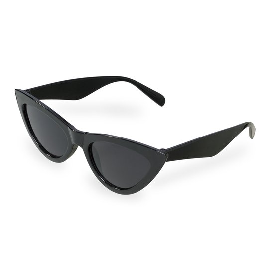 LOUD AND CLEAR® - Cat Eye Zonnebril - Cat Eye Bril - Dames Zonnebril - Festival Zonnebril - Zwart van LOUD AND CLEAR®