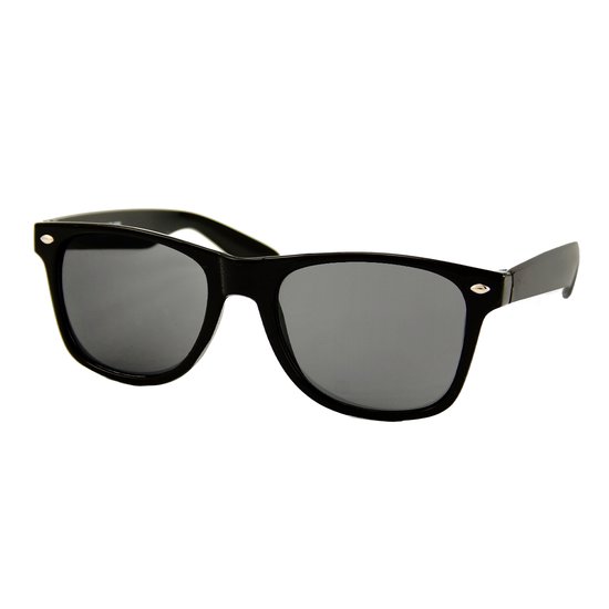 LOUD AND CLEAR® - Heren Zonnebril - Dames Zonnebril - Zwart - Zwarte Glazen - UV400 van LOUD AND CLEAR®