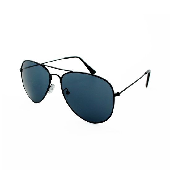 LOUD AND CLEAR® - Piloten Zonnebril - Pilotenbril - Zwart - Dames - Heren van LOUD AND CLEAR®