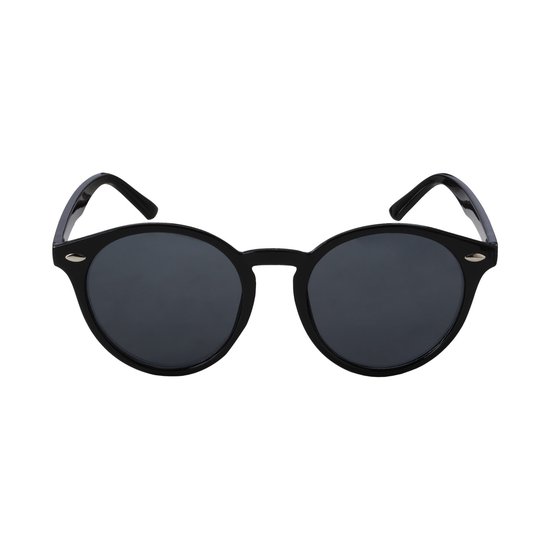 LOUD AND CLEAR® - Ronde Zonnebril - Dames Zonnebril - Heren Zonnebril - Festival Zonnebril - Zwart van LOUD AND CLEAR®