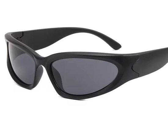 LOUD AND CLEAR® - Zonnebril - Festival Bril - Techno Bril - Rave Bril - Zwart van LOUD AND CLEAR®