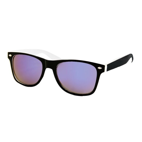 LOUD AND CLEAR® - Zonnebril - Heren - Dames - Zwart - Wit - Spiegel - Festival van LOUD AND CLEAR®