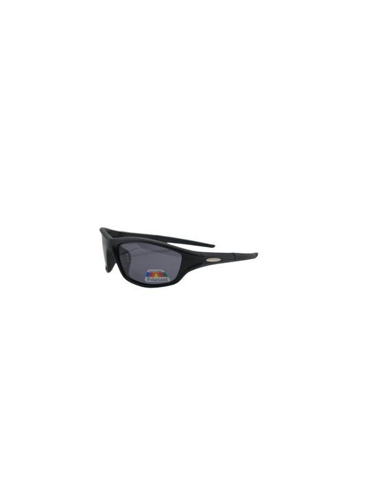 LOUD AND CLEAR® - Zonnebril - Heren - Zwart - Sportbril - Rave - Spiegel - Gepolariseerd van LOUD AND CLEAR®