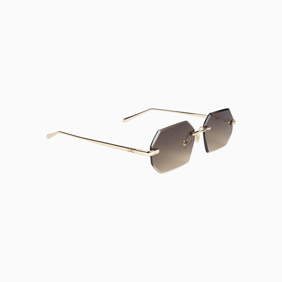 Lúxeo Eyewear - Mercurius Mocha - Zonnebril - Festivalbril - Randloze Zonnebril - Heren - Dames van Merkloos