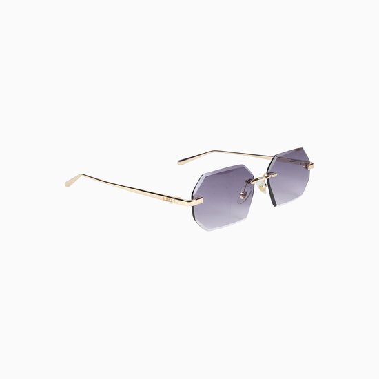 Lúxeo Eyewear - Mercurius Purple - Zonnebril - Festivalbril - Randloze Zonnebril - Heren - Dames