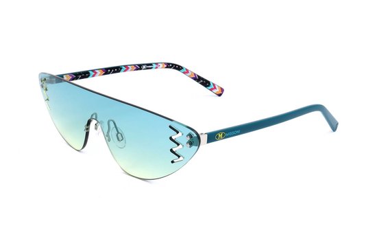 M Missoni MMI 0001/S ZI9 TEAL 99/1/140 Vrouw Zonnebrillen van Merkloos